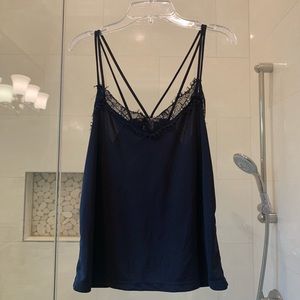 H&M black lace cami size xs